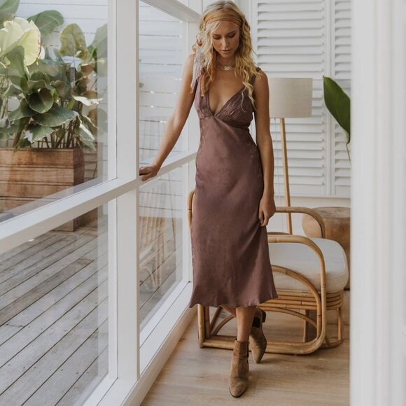 Spell Dresses & Skirts - Spell & The Gypsy | Rosalie Jacquard Slip Dress